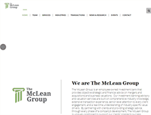 Tablet Screenshot of mcleanllc.com